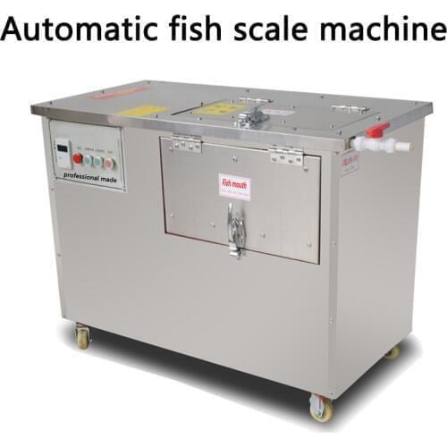 Commercial Stainless Steel Planing Scraper Automatic Remove Fish Scale Machine Electric Scraping Scale Machine 220V