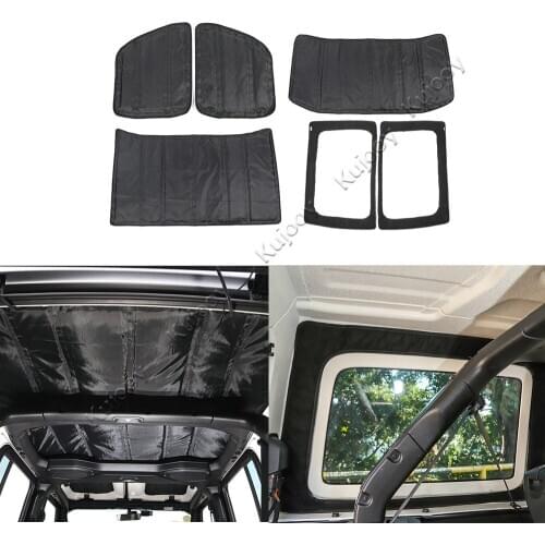 Roof / Rear Window Sun Insulation 4-door Version for 2018+ Jeep Wrangler JL 4-Door Car Styling Accessories