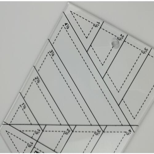 Patchwork Ruler DIY Tailor Transparent Ruler Sewing Accessories Ruler Fabric Sewing Measure Patchwork Ruler DIY Tailor Tools