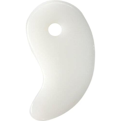 Natural Board Massage Plate Face Massager Resin Scraper Gouache Remover Tool Lift Material O7J3