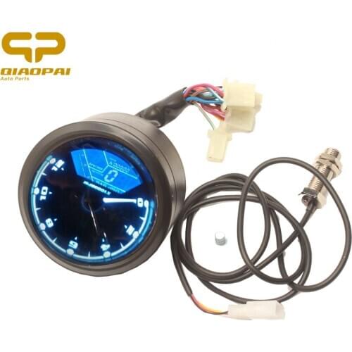 Motorcycle Speedometer Fuel Oil Tachometer Odometer Instrument LED Digital Gauge Speed Meter 1-4 Cylinder Moto Accessories