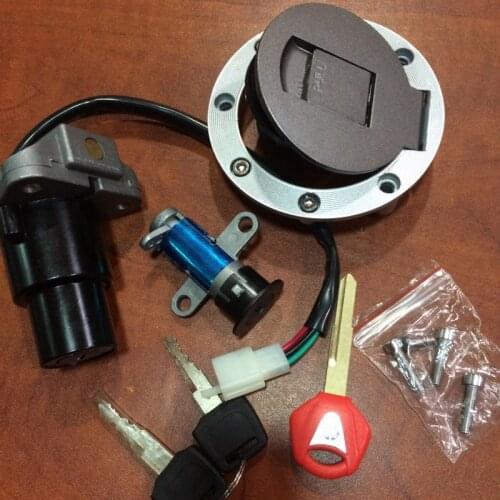 New Motorcycle Moto Motor Motorbike Fuel Oil Gas Tank Lock Set sets For TZM150 TZR125 TMZ 150 TZR 125