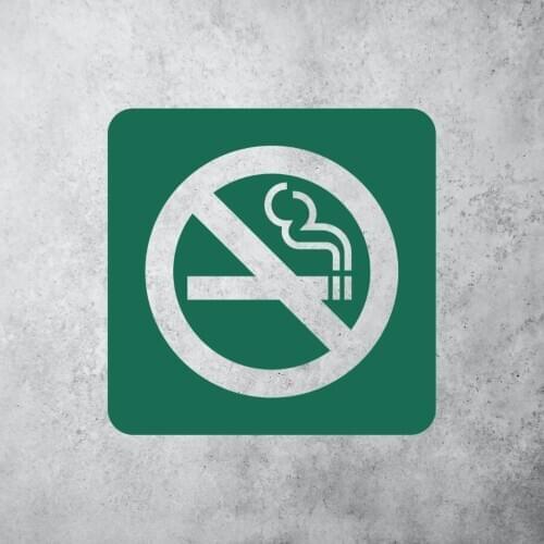 No Smoking Logo Smoke Free Wall Sticker Anti Smoking Mural Signage For Home And Office Decoration A002077