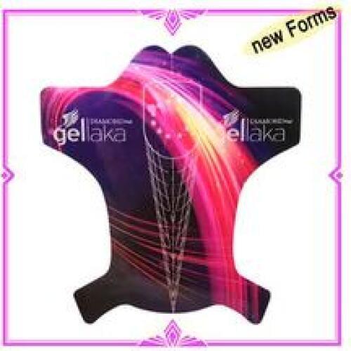 NEWest Pretty Girl 300pcs/Roll Sharp Ending Stiletto Self Adhesive Gel Nail Extension Nail Forms for Acrylic gel Nails Tips