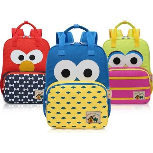 New Cute Cartoon Kids Backpacks Fashion Girls Boys Oxford School Students Lovely Kindergarten Backpack Bags