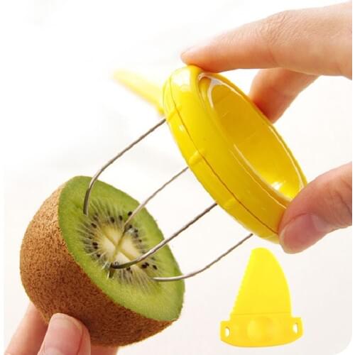 Stainless Steel Kiwi Cutter Fruit Peeler Fruit & Vegetable Corers Kitchen Gadgets Cut Digging Slicer Kitchen Accessories