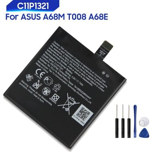 Original Replacement Battery For ASUS A68M T008 A68E PadFone C11P1321 Genuine Battery 1820mAh