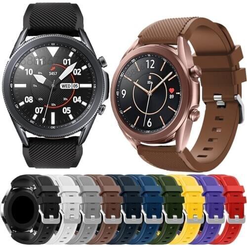20/22mm Wristband for Samsung Galaxy Watch 46/42mm silicone bracelet for galaxy watch 3 41/45mm strap Quick release accessories