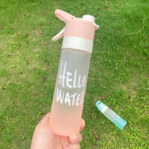 Cute Hot Sports Water Bottle 650ML Protein Shaker Outdoor Travel Portable Leakproof Drinkware Plastic My Drink Bottle BPA Free b