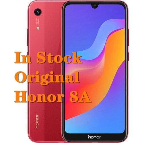 New Orginal Honor 8A Smartphone 6.09" FHD MTK6765 Octa-core 3G RAM 64G ROM 3000mAh Android 9.0 Face ID Phone