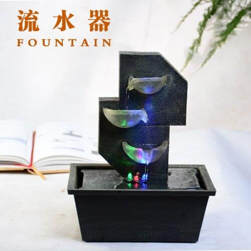 Special offer bonsai water waterscape decoration Feng Shui lucky round old birthday gift decoration room decoration