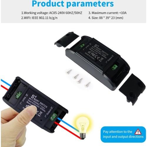 Wifi Smart Switch Mobile Phone Wireless Remote Control Timer Switch Tuya Smart Home Modification Parts