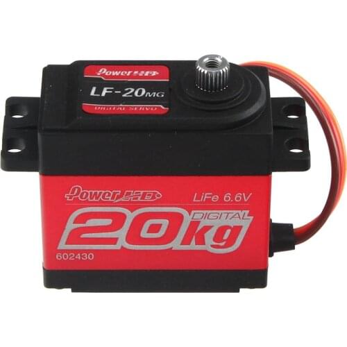 1 PC LF20MG Standard Digital High Torque Servo 1/10 1/8 Cars Robots 20KG For RC Plane