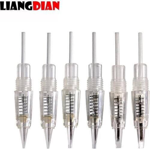 100pcs/lot Disposable 8mm Screw Permanent Makeup Needles Tattoo Cartridges For Charmant Liberty Microblading Microneedling
