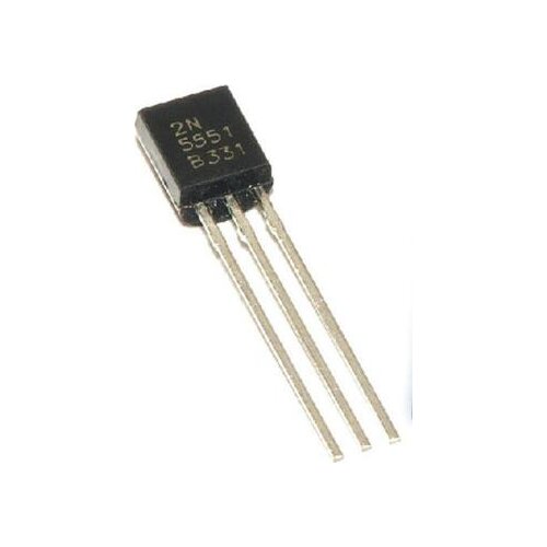 100pcs in-line triode transistor TO-92 NPN General Purpose Amplifier 0.6A 160V NPN Original new 2N5551