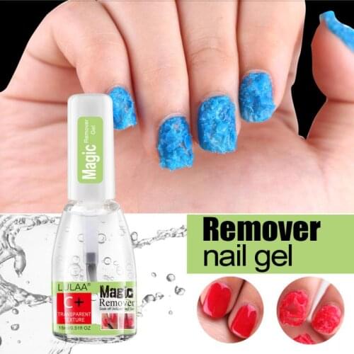 15/8ml Magic Nail Polish Remover Bursting Remove Sticky Layer Gel Cleaner Lint Free Wipes Nail Degreaser Nail Art Tools TSLM2