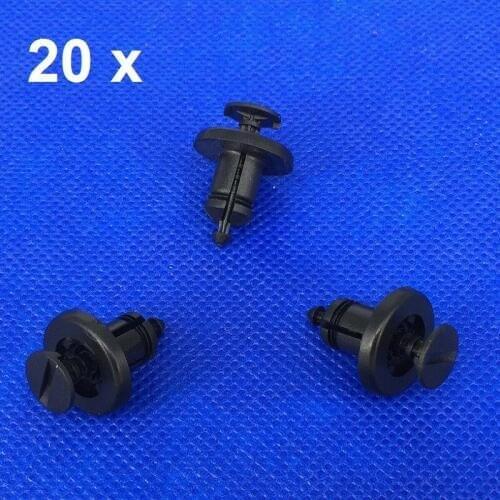 20x For Renault Mounting Clips /Bumper Engine Cover Tray Molds &Liner 7703072360