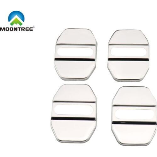 4 pcs silver Car Door Lock Protective Cover for Dodge Journey Ram Caliber Avenger