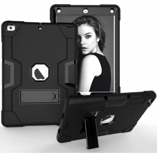50pcs/lot Silica gel+PC Armor Shockproof Cases Cover For ipad 2 3 4 iPad 2 3 4 9.7 inch,Heavy Duty Hard Cover Full Body Prot