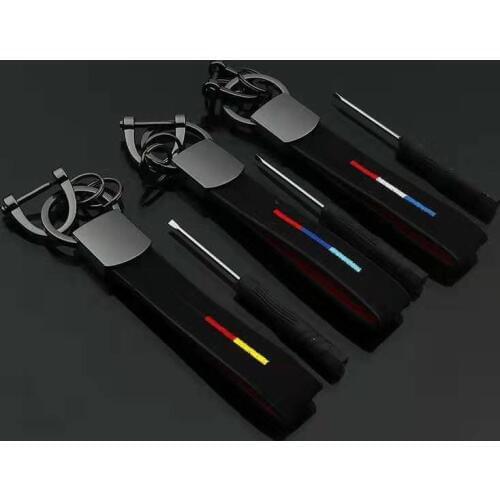 Car Keychain Buckskin Leather Key Holder Keychain For Mercedes Bmw The National Flag Of Italy Germany Key Chain Alloy Auto Acce