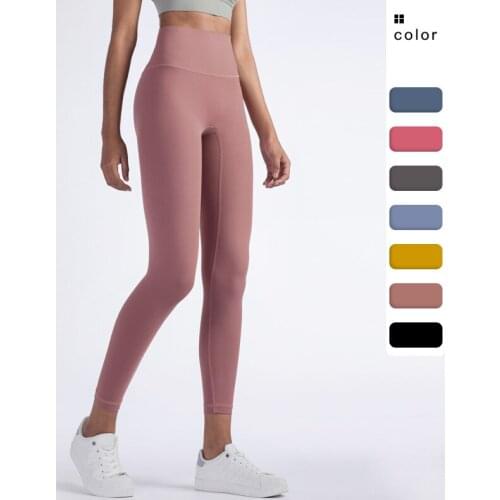Seamless Naked Feel Yoga Pants Fitness Activewear Women Workout Tights High Elastic Sports Pants Running Pilates Yoga Leggings