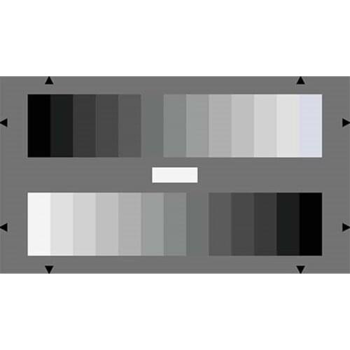 Charttu ITE 13 Grayscale Chart(0.45)Test Chart Checker Colorchecket Cameras Webcam Resolution Reflective Customized