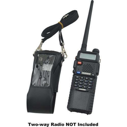 Baofeng radio uv-5r Extended soft leather case Holder