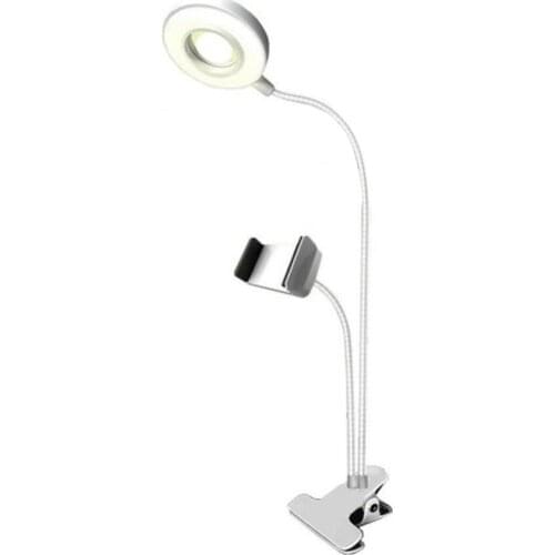 Makeup Mirror Phone Holder Selfie Ring Light Mobile Clip Beauty Bracket Desk Lamp LED Light Mirror Accessories