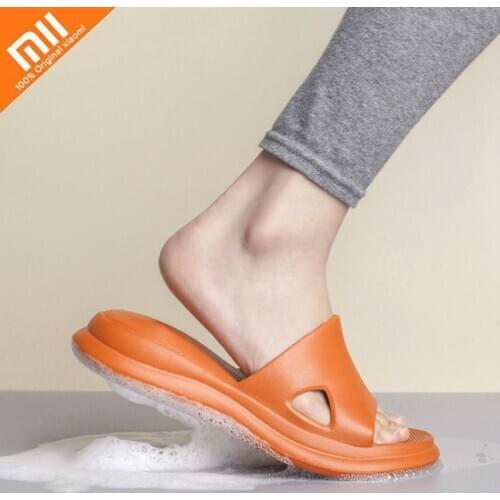 Xiaomi Slippers Non-slip Dirt-resistant Deodorant Home Slippers Soft Bottom Air Cushion Indoor Sandals Slippers Men Women Flops