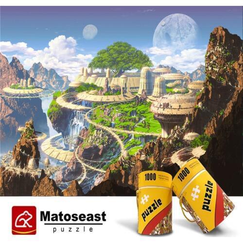 Environmental Wooden Jigsaw Puzzles 1000 Pieces for Adults Educational Toys Puzzle for Kids Birthday Gift