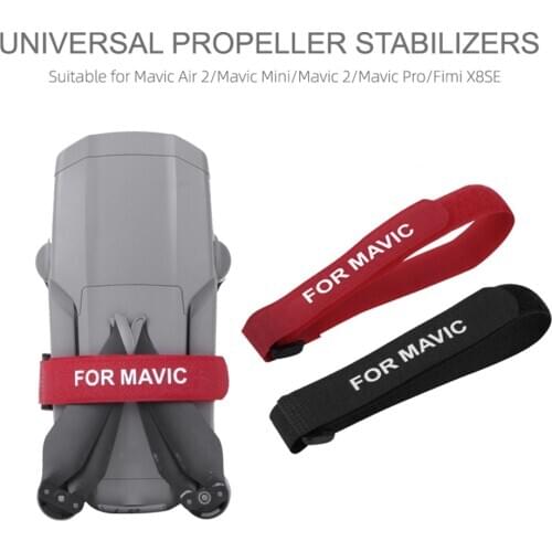 2x UAV Propeller Stabilizer Fixing Tape Straps Transports Protection Drone Blade Ties Belt Holder For DJI Mavic Air 2/Mavic Mini