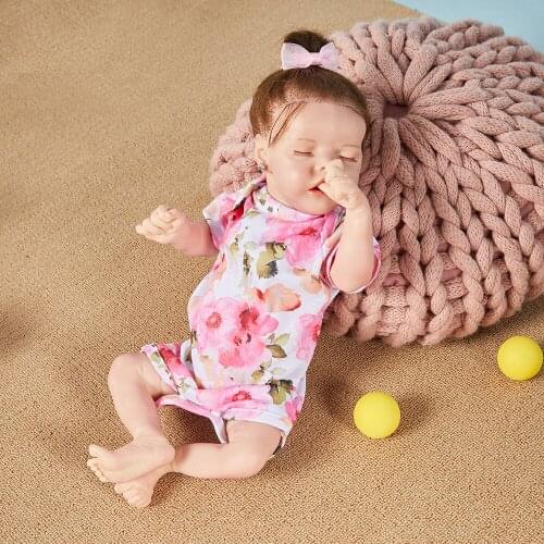 Hoomai New Reborn Baby 43CM Silicone Body Lifelike Bebe Reborn Dolls For Children Birthday Gift Toy