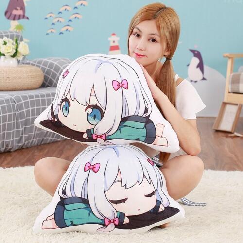 Izumi Sagiri Figure Plush Doll toys Anime Eromanga Sensei Izumi Sagiri Figures Double sided Plush Pillow Toy 55 CM