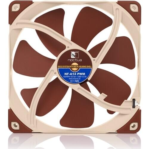 Noctua NF-A14 PWM FLX ULN 140mm Computer case cpu Cooling Fan silence 14cm 3pin/4pin PWM CPU Cooler water cooling radiator fan