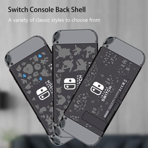 Cute Anime Nintend Switch AnimalCrossing Console Replacement Housing Shell DIY Cover for Nitendo Switch Back Faceplate Case