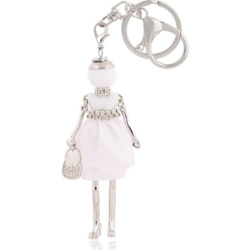 New Arrival Cute Key Chain For Women Fashion Car Design Keychain Girl Bag Pendant Jewelry Wholesale Accessory Party