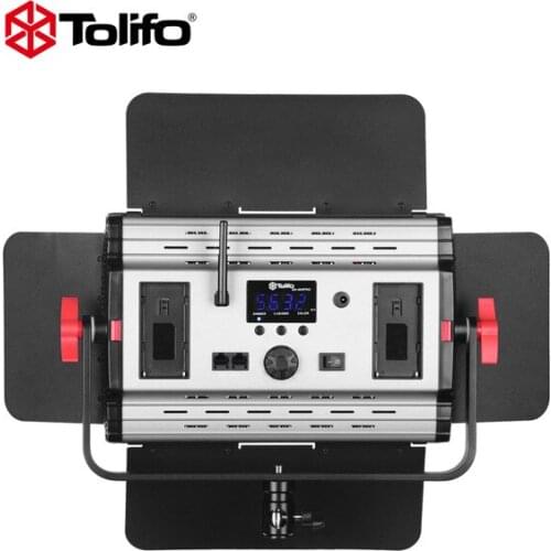 Tolifo GK900S Pro 5600K/3200K High Quality Wireless Remote Control LED Studio Light for Outdoor Photography and News Interview