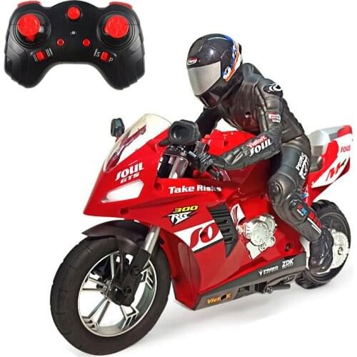 RC motorcycle car 2.4G Radio remote control stunt drift Self-balancing 360 rotation high speed Fancy stunts toy vehicle child