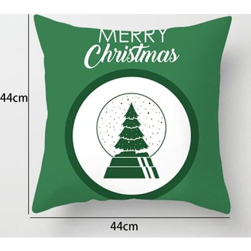 Merry Christmas Pillow Case Santa Claus Christmas Tree Pillow Cover Happy 2022 New Year Christmas Decorations