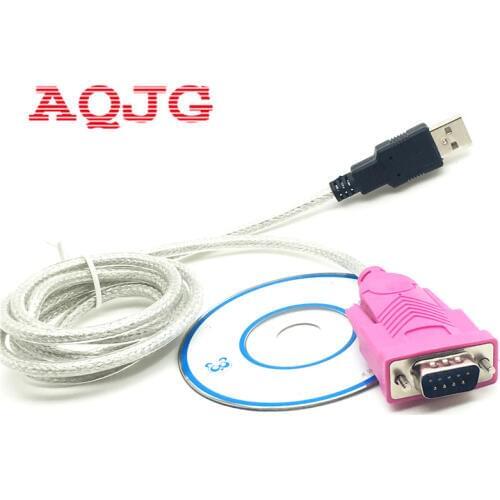 RS232 Serial DB9 Pin Male to USB 2.0 PL-2303 Cable for Window98/2000/Win XP/Vista/MAC EM88 AQJG