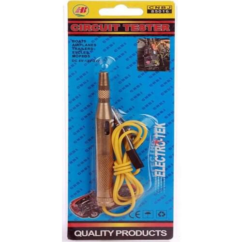 DC 6V-24V Car Circuit Tester Auto Test Light Voltage Test Tool Automobile Electric Pen Circuit Testing Instrument Battery Tester