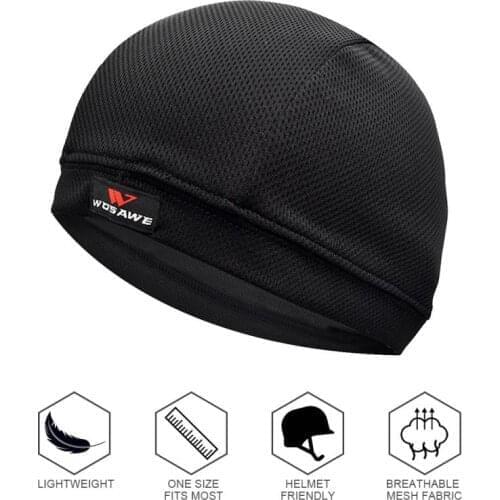 Bike Helmet Cycling Beanie Cap Balaclava Headwear Bike Helmet Liner Ultralight Quick Drying