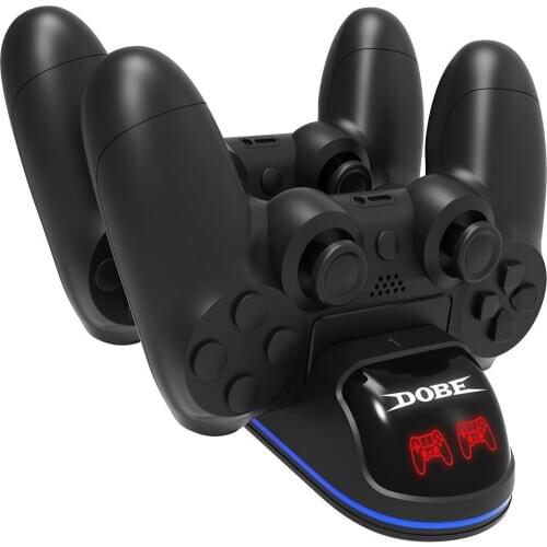 For PS4 PS4 Slim Ps4 Pro Controller Charger Dual Micro USB Fast Charging Station With Indicator For PlayStation PS4 409#2