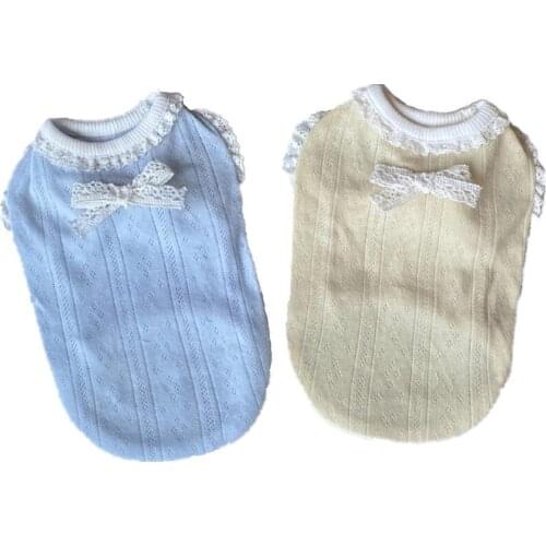 Vest Summer Puppy Small Dog Clothes Shirt Yorkshire Pomeranian Shih Tzu maltese Bichon Dog Clothing Pet Outfit Garment Coat