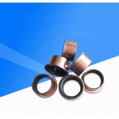2pcs the inside diameter of 40mm outer diameter 44mm opening flanging copper sets bearing guide bush complex sleeve 15mm-50mm