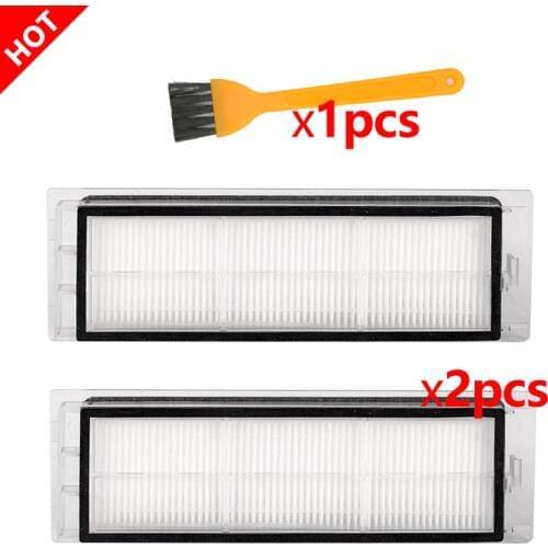 Replacement 2pcs Washable HEPA Filter for XIAOMI MI Robot 1 2nd Generation Mi home Roborock Sweeping Robot Vacuum Cleaner Parts