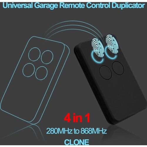 3pcs Garage Remote Control Multifrequency 287MHz to 868MHz Gate Door Opener Rolling Code Command Garage Controller New
