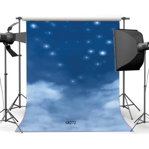 5x7ft Photography Backdrop Gliter Starry Night Sky Bokh Seamless Newborn