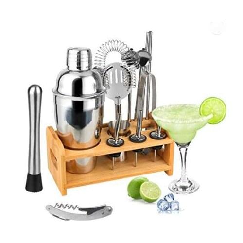 Wine Coctelera Batidora Boston Recipe Mixer Shaker Bartender Barware Kit Kitchen Bar Tools Stainless Steel Cocktail Shaker Set