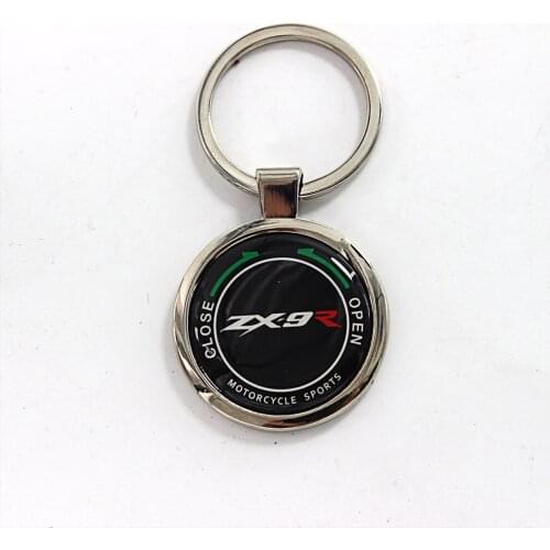 Motorcycle keychain key Ring with logo for Kawasaki ZX9R ZX-9R